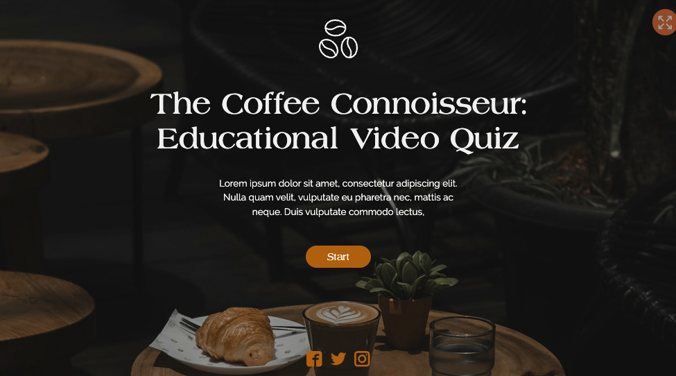 Educational Video Quiz with Reward
